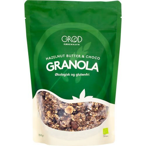 Grød Hazelnut Butter Choco Granola økologisk 350 Gram