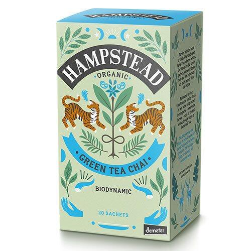Hampstead Grøn Te Chai ø Demeter 20 Breve