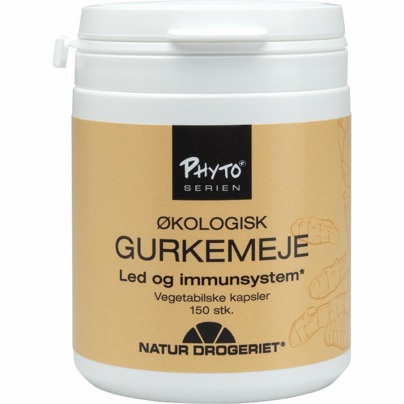 Gurkemeje Kapsler økologiske   150 Kapsler