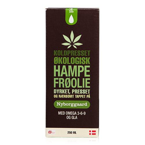 Hampefrøolie økologisk 250 Ml