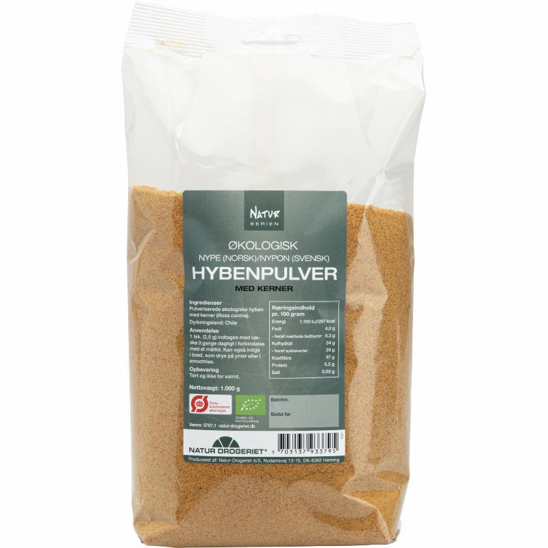 Hyben Pulver  Fin økologisk   1 Kg