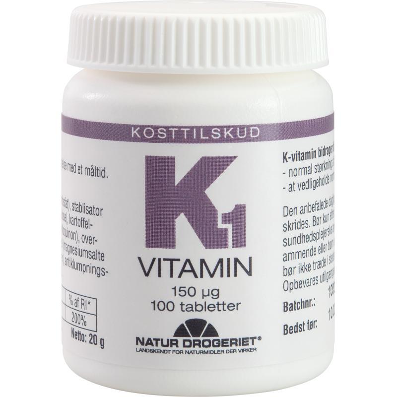 K1 Vitamin 150 Ug   100 Tabletter