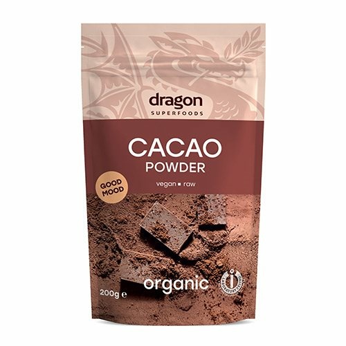 Kakaopulver økologisk Dragon Foods 200 Gram