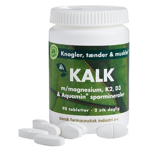 Kalk M Magnesium K2 D3 Spormineraler 90 Tabletter