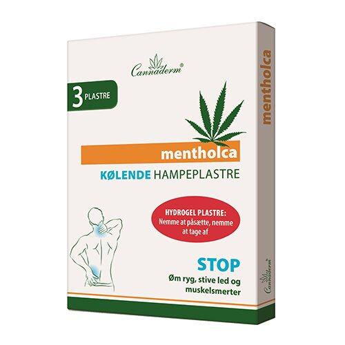 Kølende Hampeplastre 3 Stk 10x14 Cm Mentholca 1 Pk