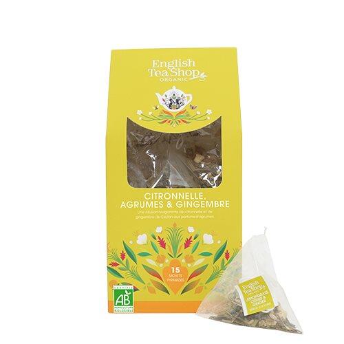 English Tea Shop Lemongrass Citrus Ginger Tea økologisk 15 Breve