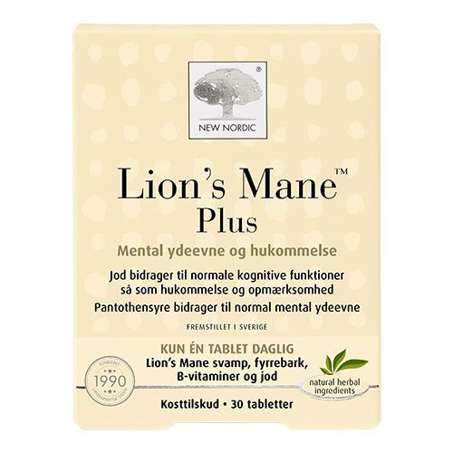 Lion S Mane Plus 30 Tabletter