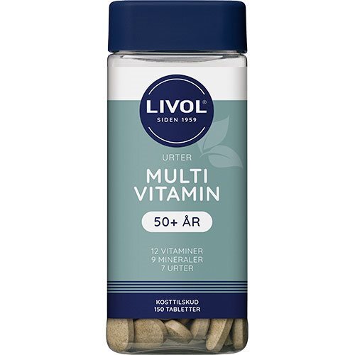 Livol Multivitamin M Urter 50 150 Tabletter