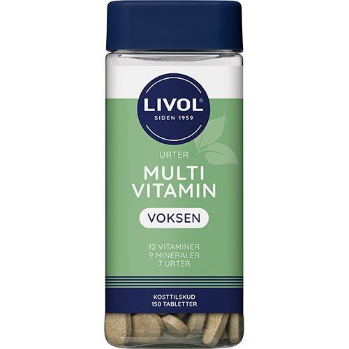 Livol Multivitamin M Urter 150 Tabletter