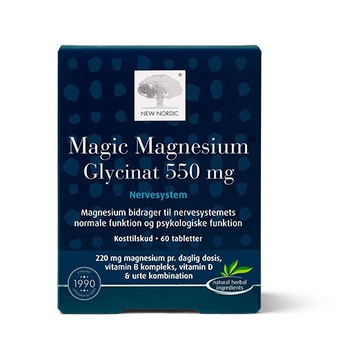 Magic Magnesium Glycinat 60 Tabltter