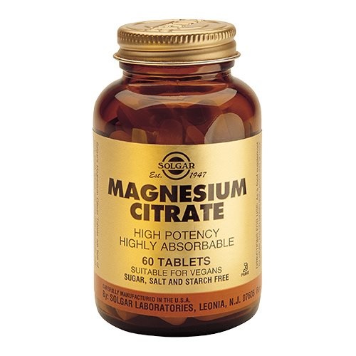 Solgar Magnesium Citrate 200 Mg 60 Tabletter