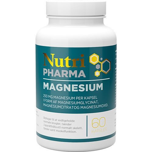 Nutri Pharma Magnesium 60 Kapsler