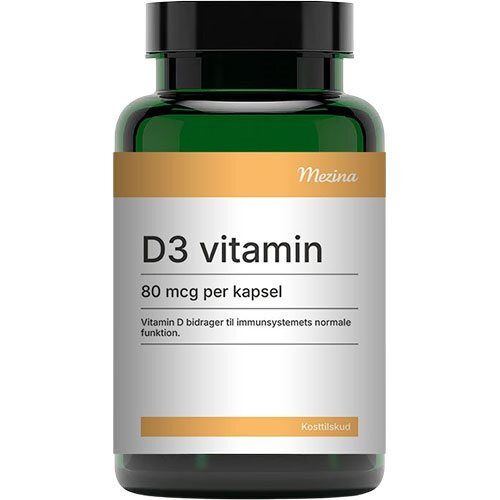 Mezina D3 Vitamin 80 Mcg 200 Kapsler