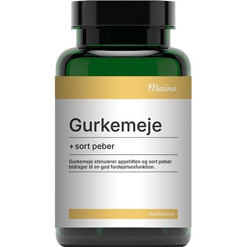 Mezina Gurkemeje Sort Peber 120 Kapsler