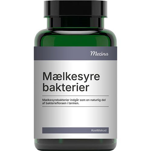 Mezina Mælkesyrebakterier Probiotika 60 Kapsler
