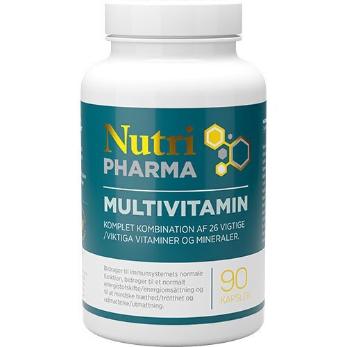 Nutripharma Multivitamin 90 Kapsler