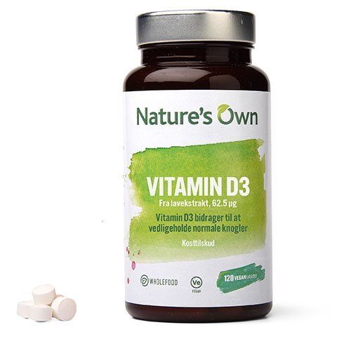 Nature S Own Vitamin D3 120 Tabletter