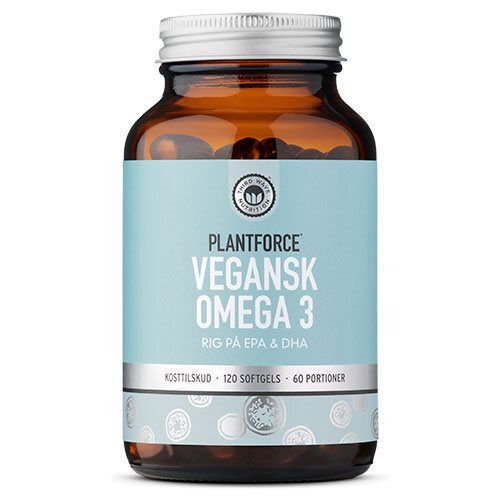 Plantforce Omega 3 Vegansk Epa Dha 120 Kapsler