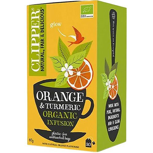 Clipper Urtete Med Appelsin Gurkemeje økologisk 20 Breve