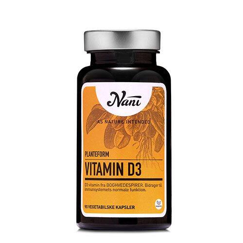 Vitamin D3 På Planteform   90 Kapsler