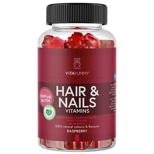 Vitayummy Hair   Nails Raspberry   60 Gum
