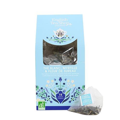 English Tea Shop White Tea Blueberry Elderflower Tea økologisk 15 Breve