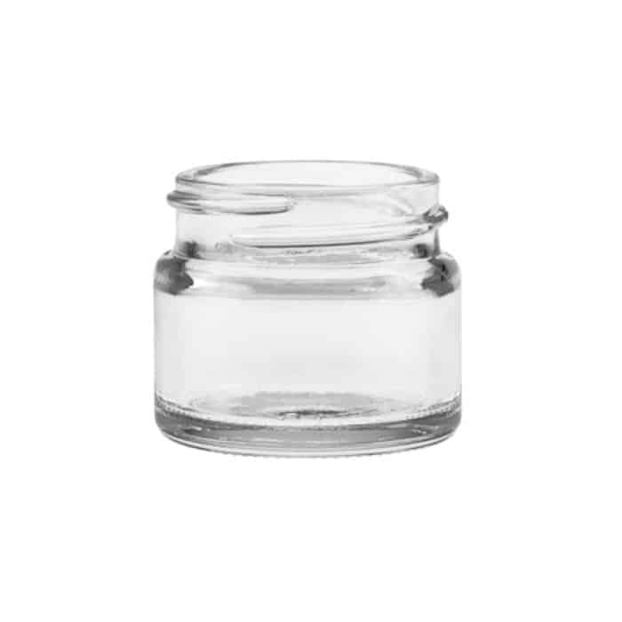 15 Ml  Klar Glasbøtte   Uden Låg   Sv38 R3