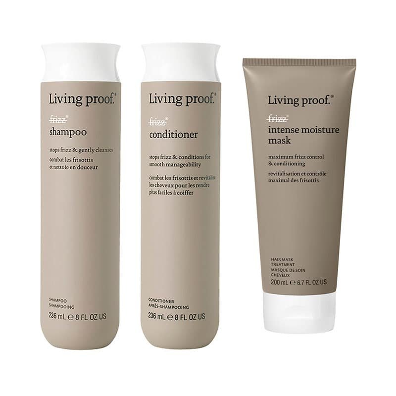 Living Proof Frizz Shampoo 236ml   Frizz Conditioner 236ml   Frizz Moisture Mask 200ml