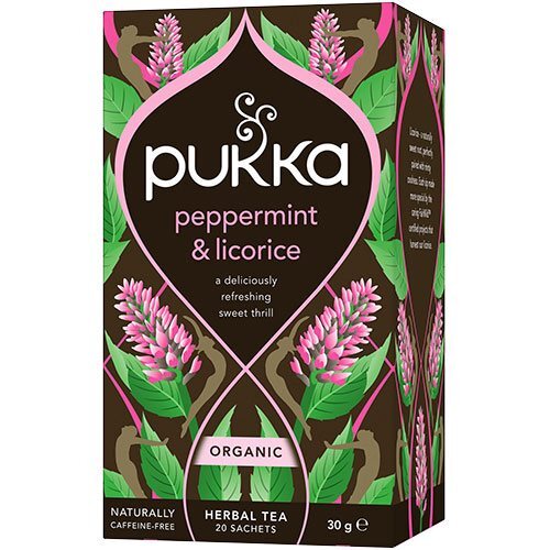 Peppermint   Licorice Te ø Pukka  20br