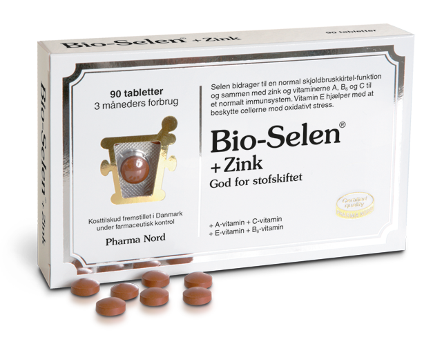 Bio Selen   Zink   90 Tabletter