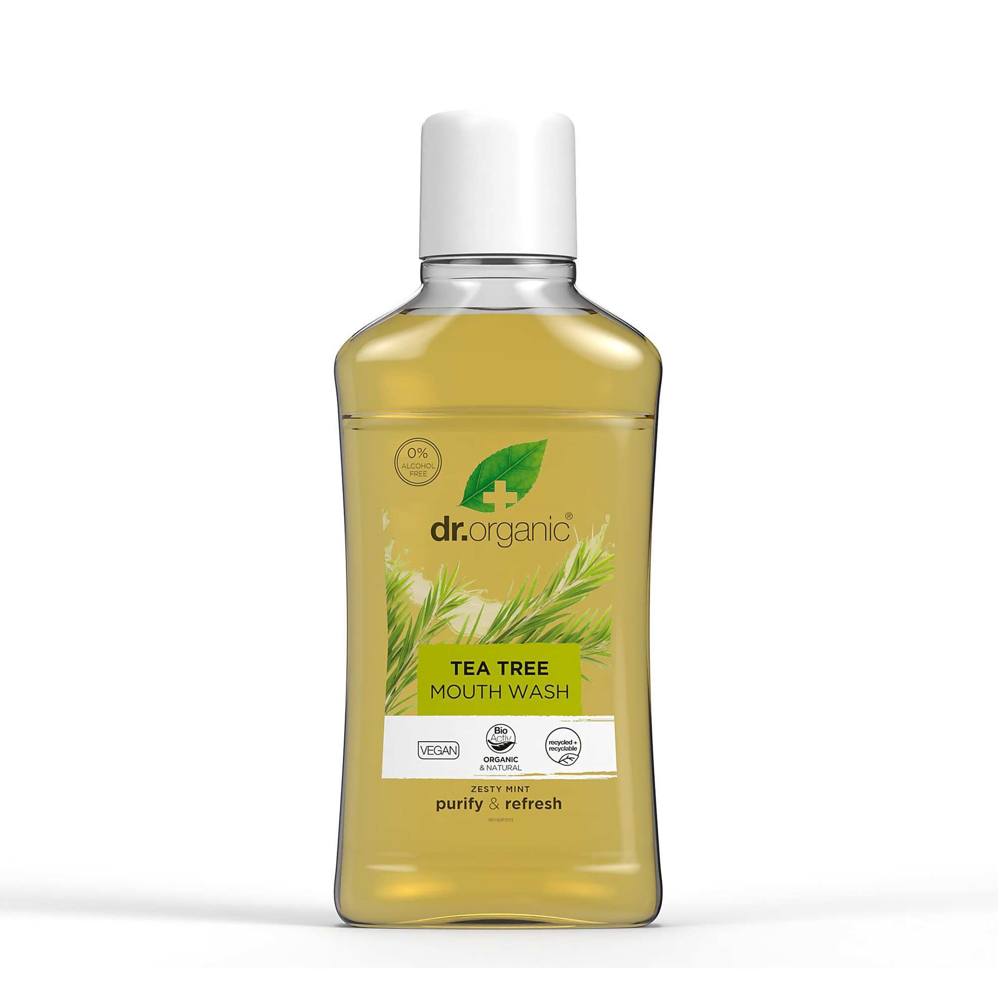 Dr Organic Mundskyl Tea Tree 500 Ml