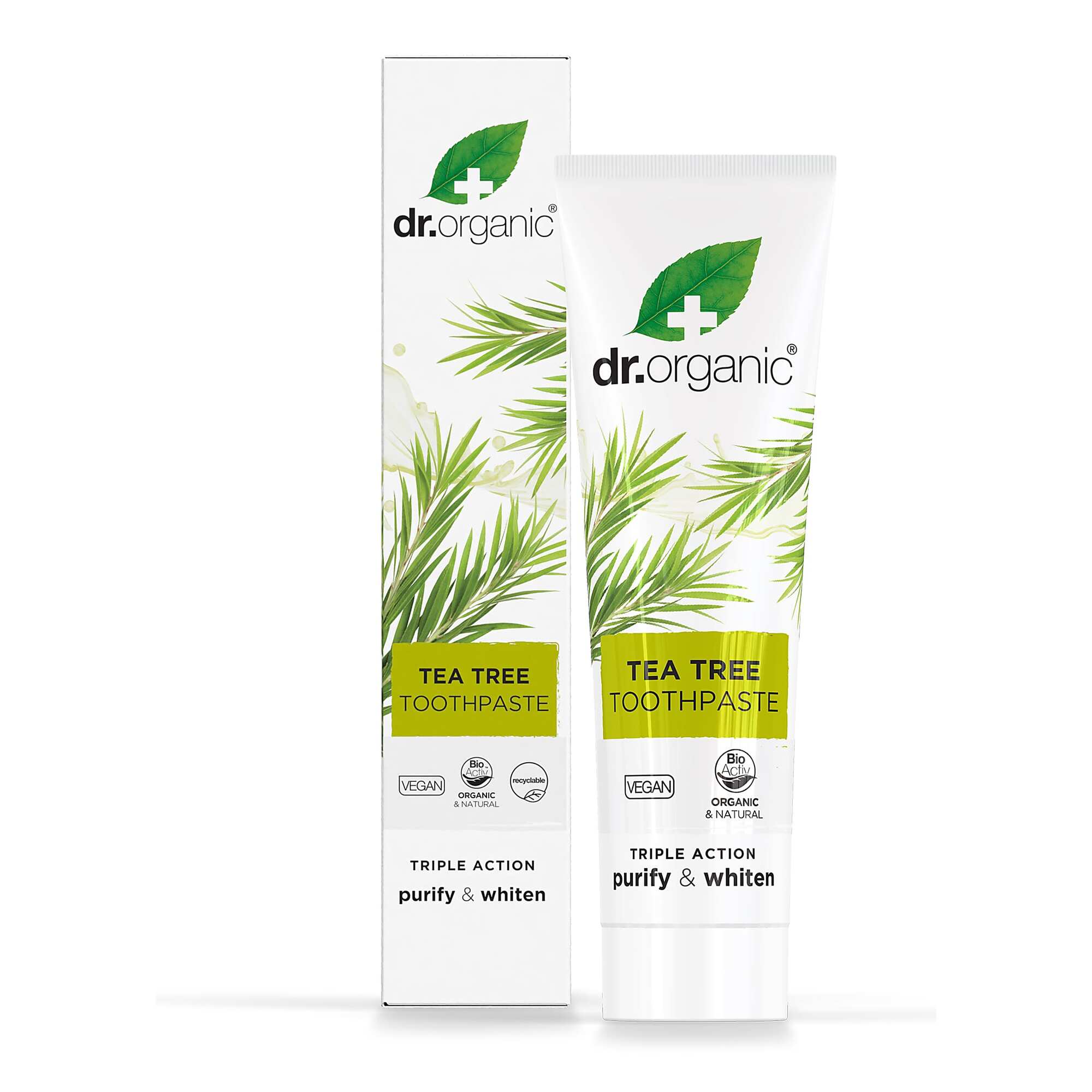 Dr Organic Tandpasta Tea Tree 100 Ml