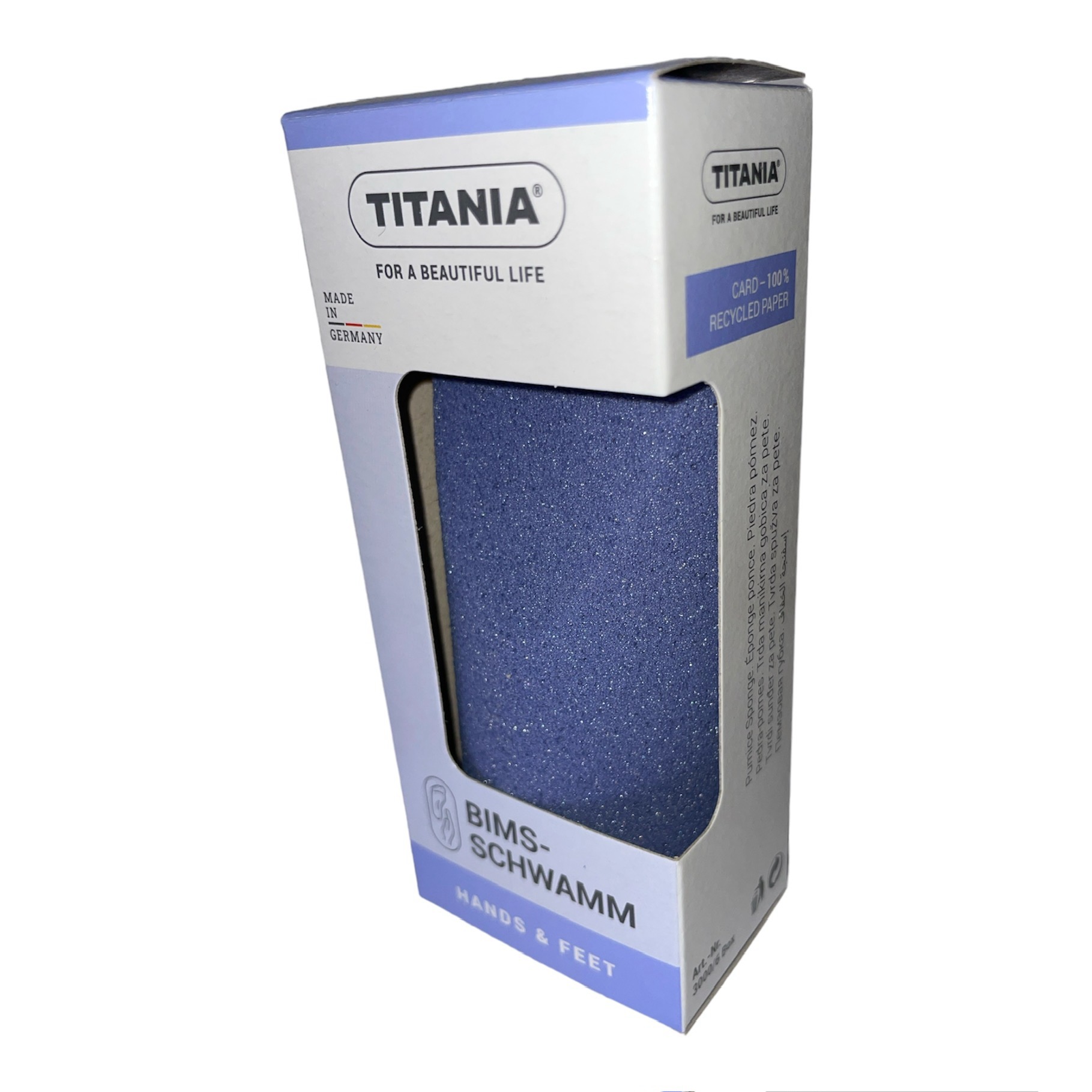Titania Hårdhudssvamp Mod Hård Hud Lilla