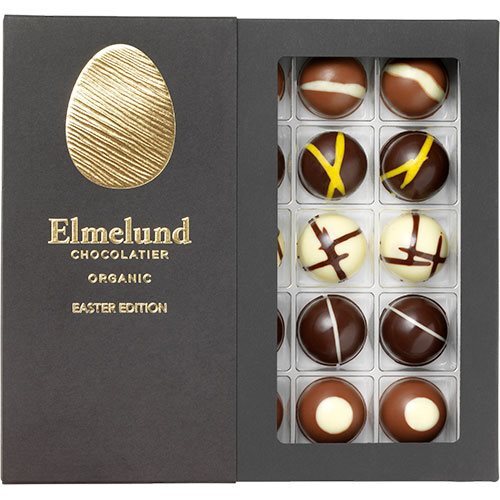 Elmelund Gaveæske M  Fyldte Chokolader 25 Stk ø  250g