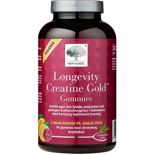 Longevity Creatine Gold Gummies 90 Stk