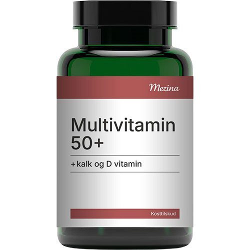 Mezina Multi 50 Kalk Og D Vitamin 180 Tabletter