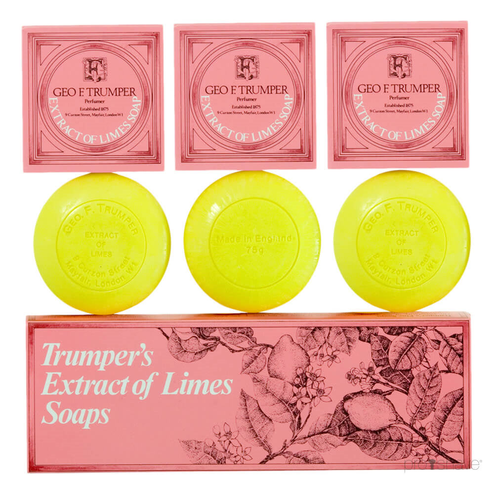 Geo F  Trumper Håndsæbe  Limes  3 X 75 Gr