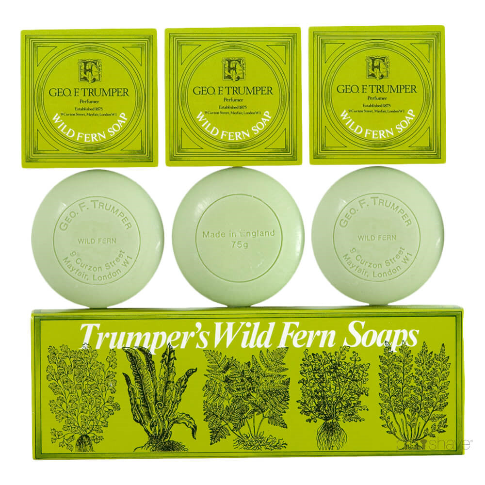 Geo F  Trumper Håndsæbe  Wild Fern  3 X 75 Gr
