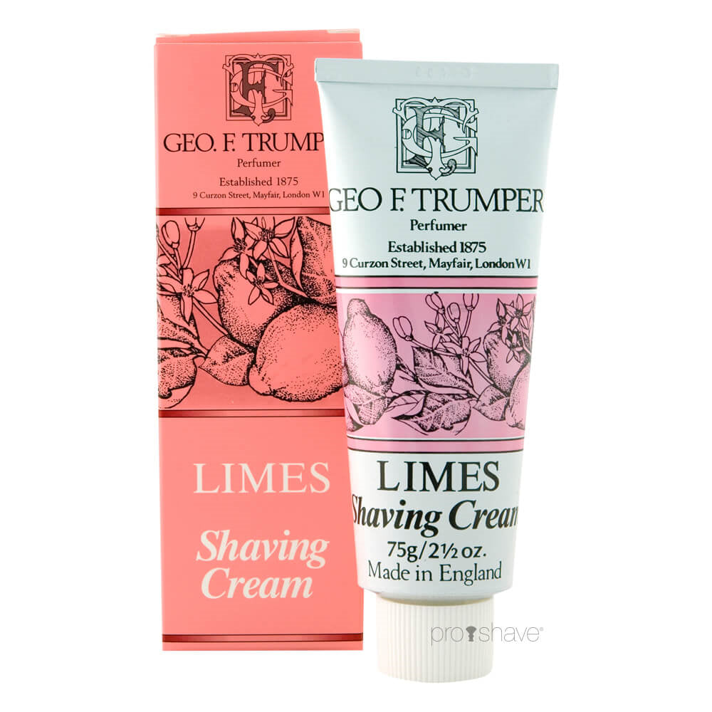 Geo F Trumper Barbercreme På Tube Limes 75 Gr