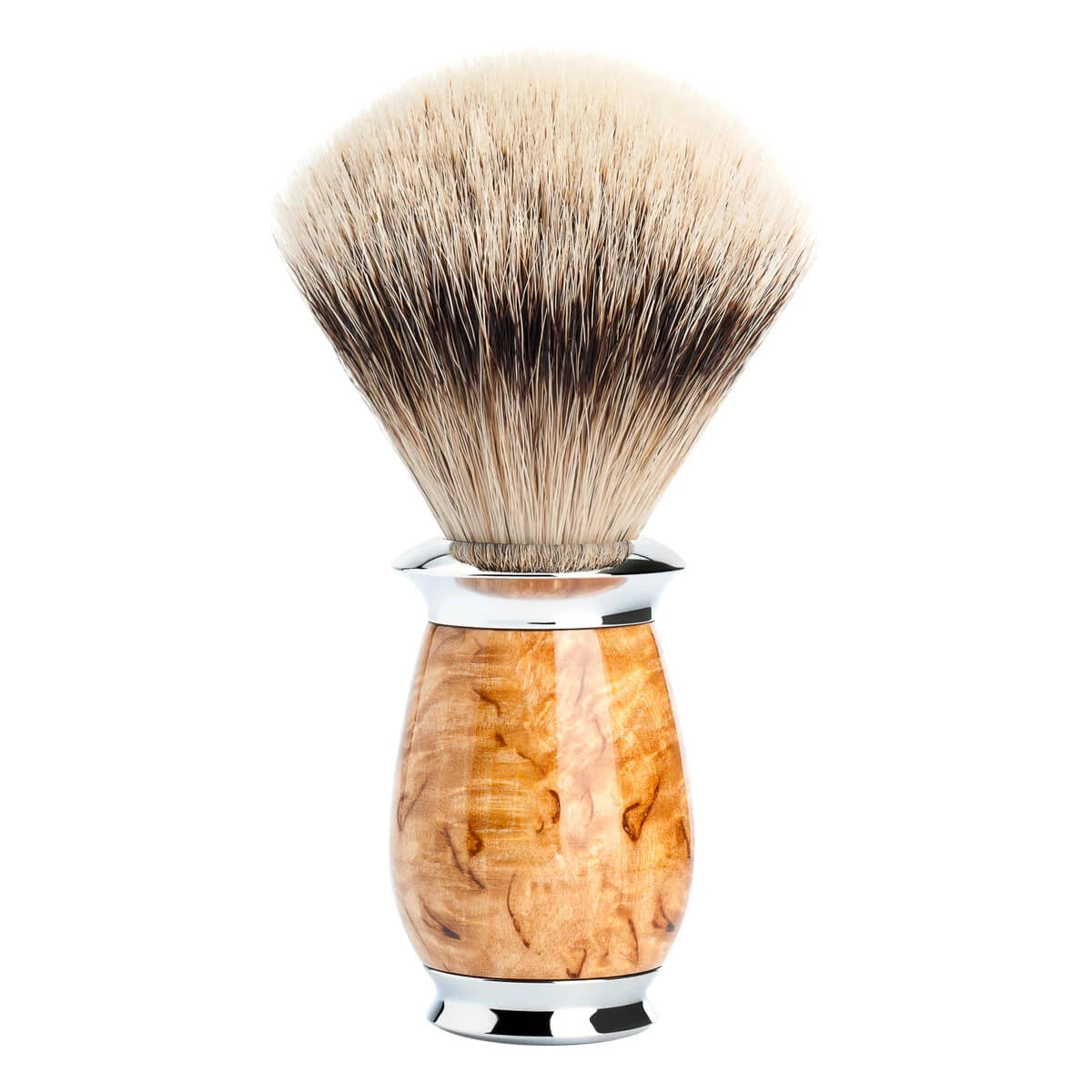 M? Hle Shaving Silvertip Barberkost 21 Mm Purist Karelian Burl Birk