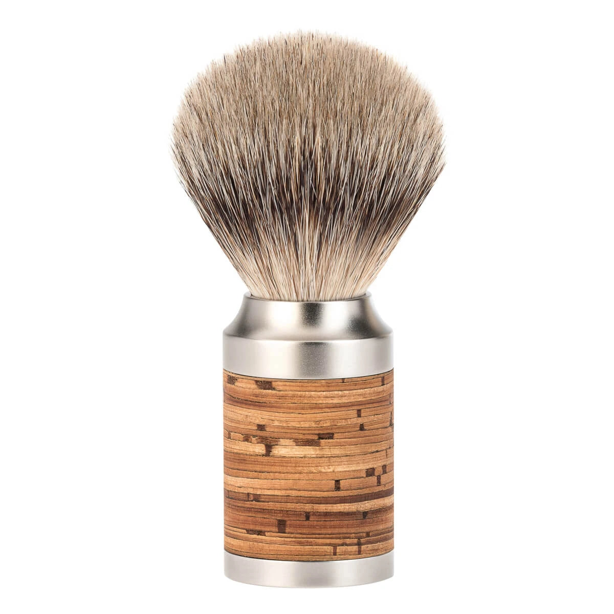 M? Hle Shaving Silvertip Barberkost 21 Mm Rocca Rustfrit Stål Birkebark