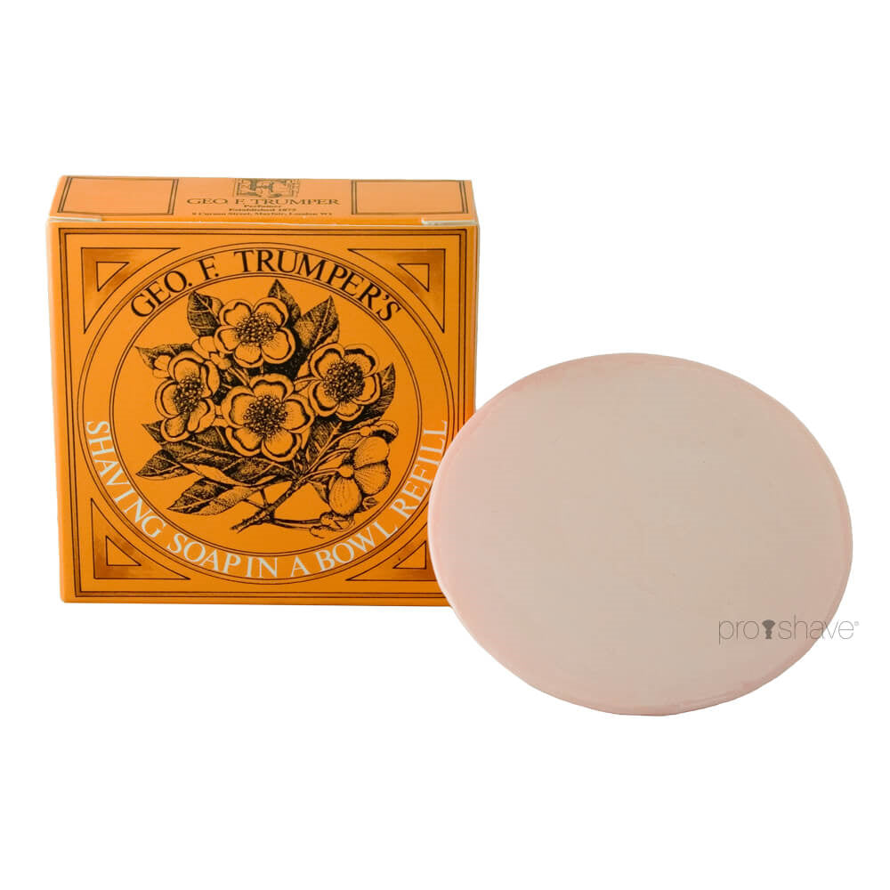 Geo F  Trumper Barbersæbe  Refill  Mandel  80 Gr