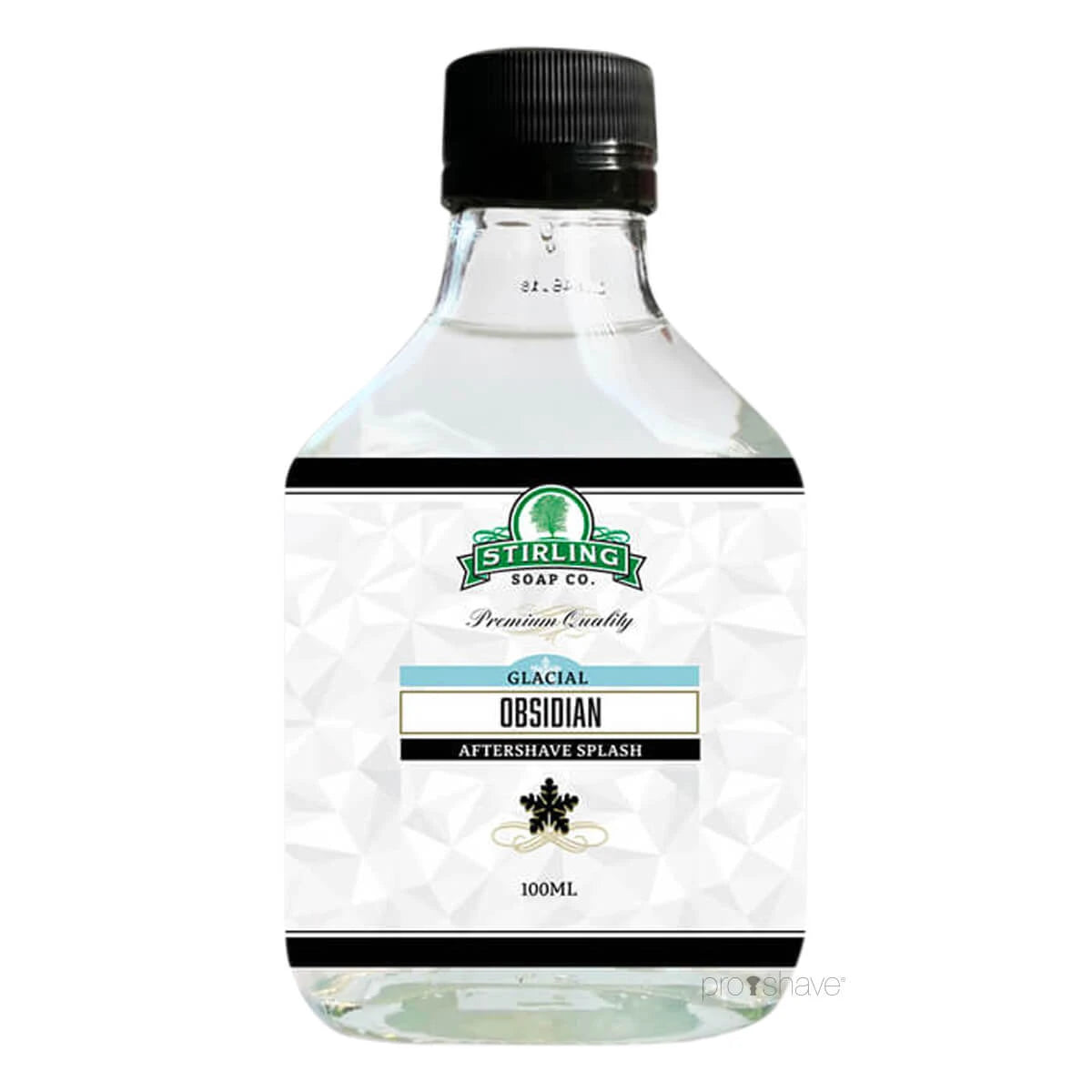 Stirling Soap Company Aftershave Splash  Glacial Obsidian  100 Ml