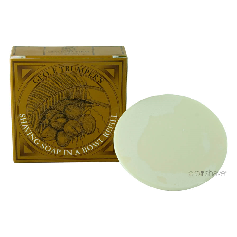 Geo F  Trumper Barbersæbe  Refill  Kokos  80 Gr