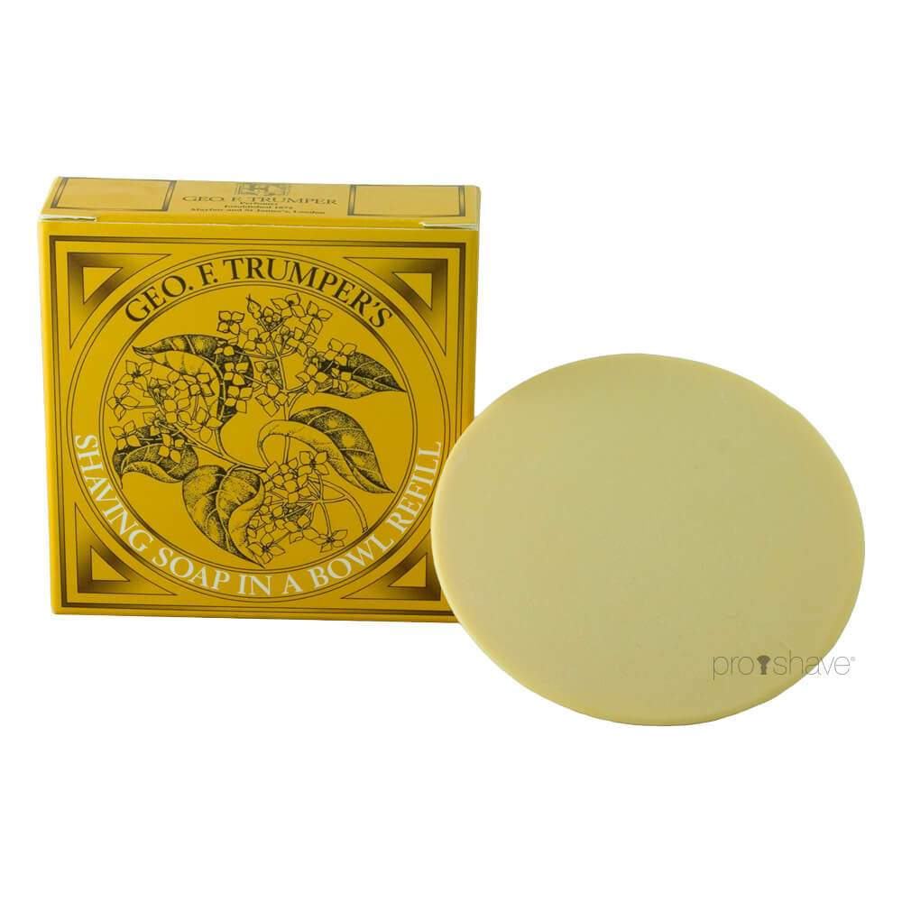 Geo F  Trumper Barbersæbe  Refill  Sandeltræ  80 Gr