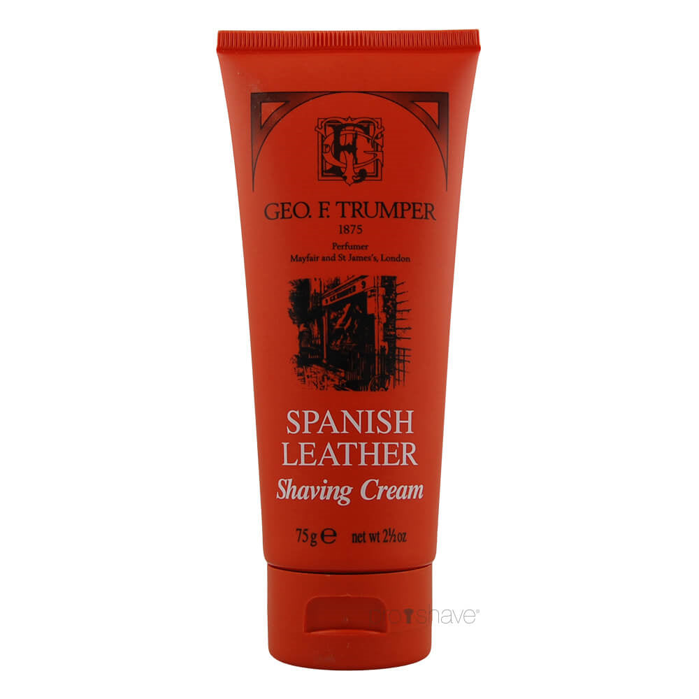 Geo F Trumper Barbercreme På Tube Spanish Leather 75 Gr