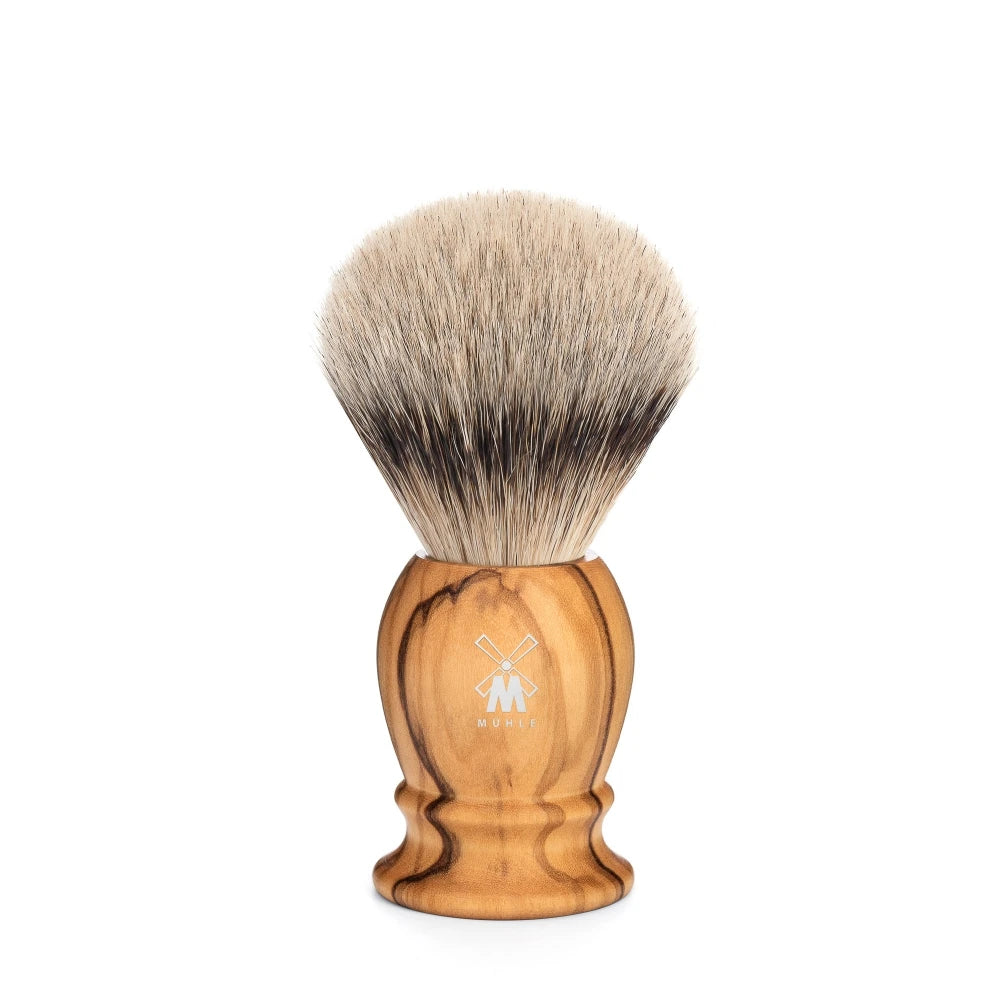 M? Hle Shaving Silvertip Barberkost 19 Mm Classic Oliventræ