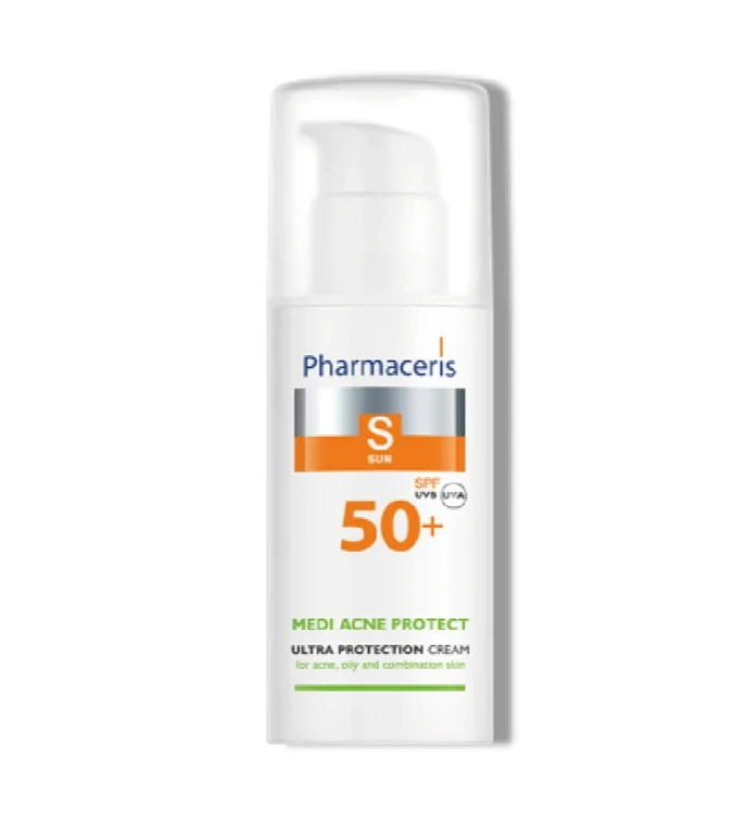 Pharmaceris S Ultra Solbeskyttende Ansigtscreme For Urenhud Spf 50 50ml