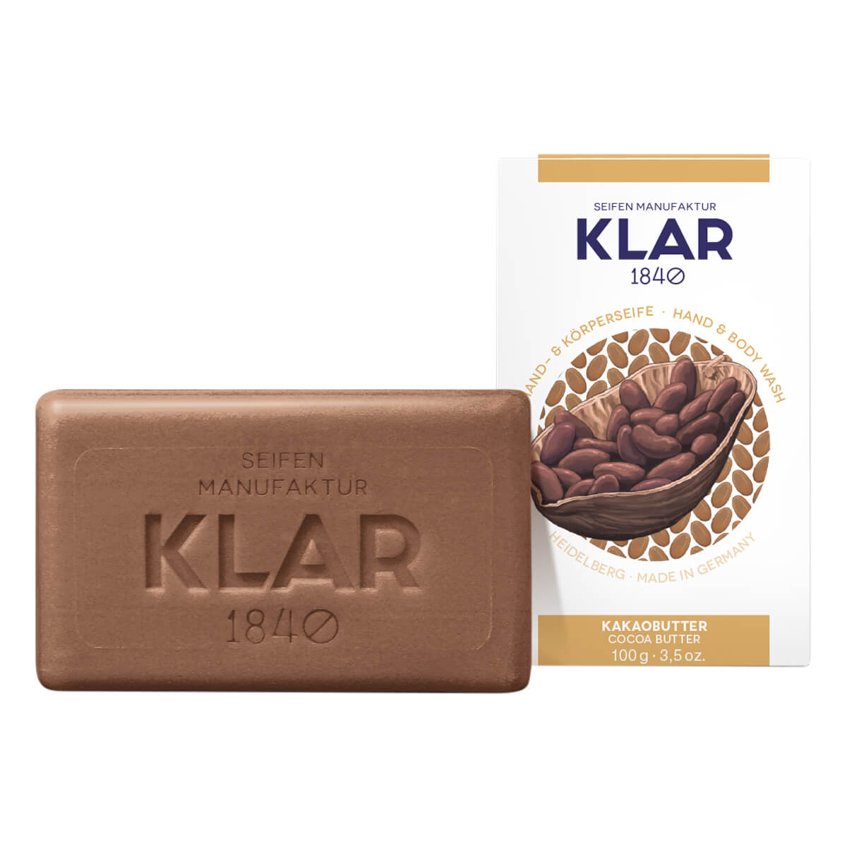 Klar Seifen Sæbe Kakaosmør 100 Gr