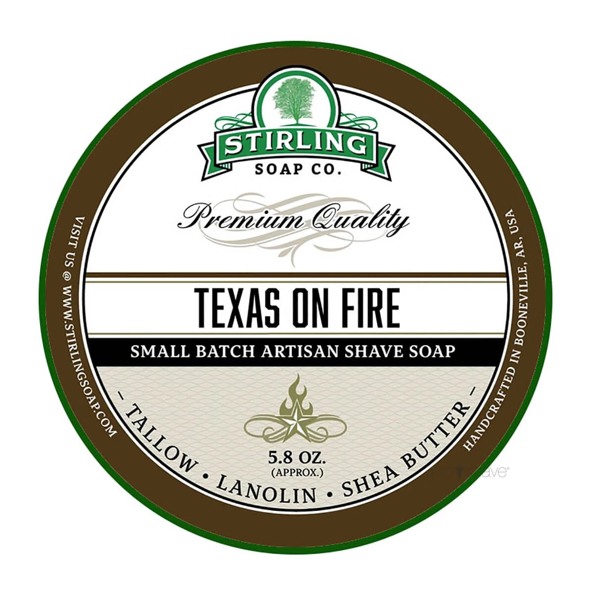 Stirling Soap Company Barbersæbe Texas On Fire 170 Ml